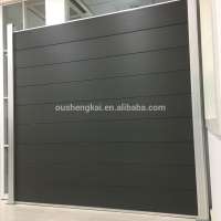 High quality wood plastic composite Solid WPC Fence